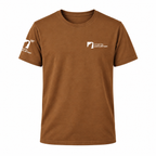 T shirt in cotone organico Io non ho paura del lupo - beige