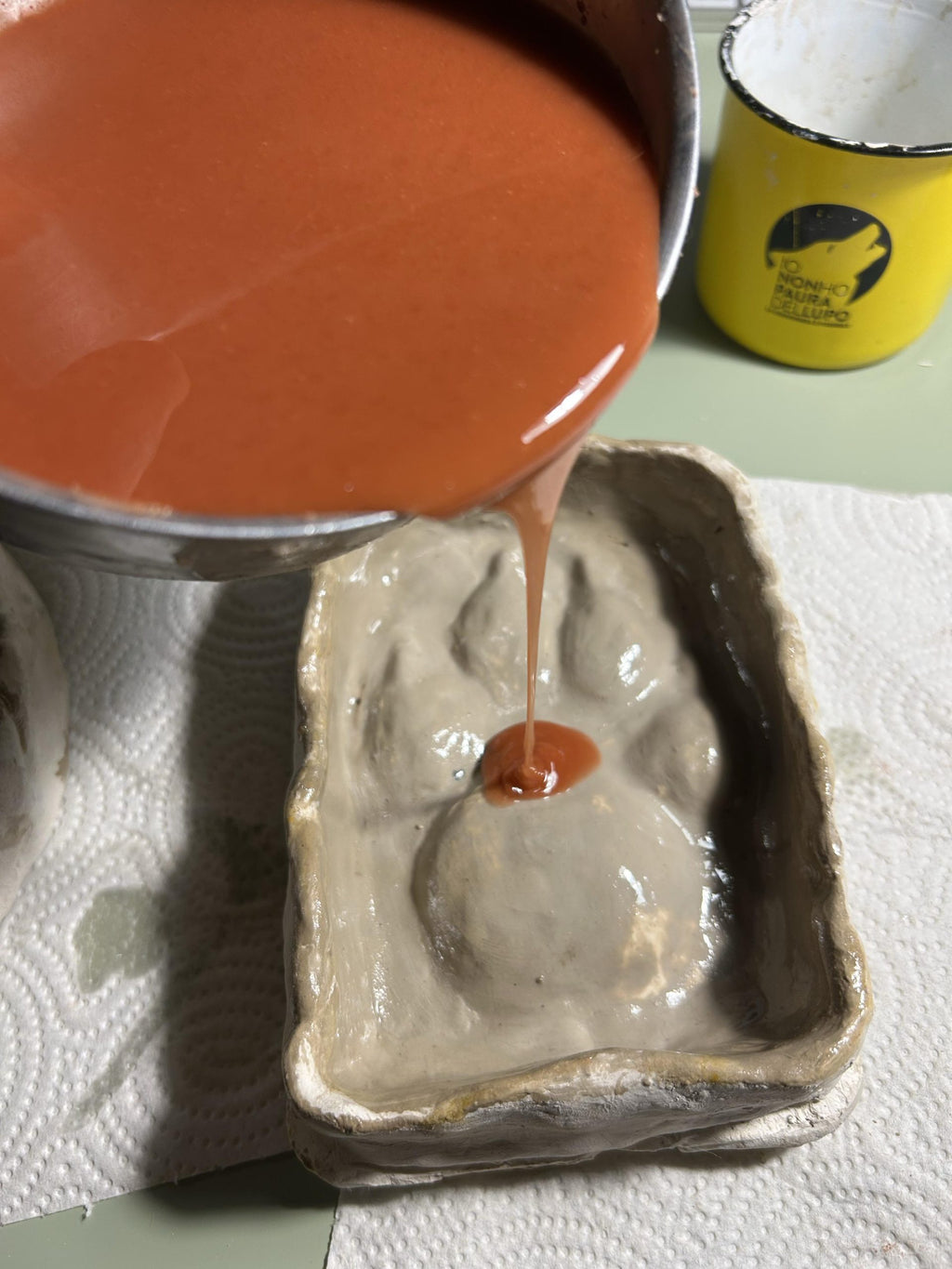 Impronte di Lupo in Silicone - Edizione Limitata fatte a mano